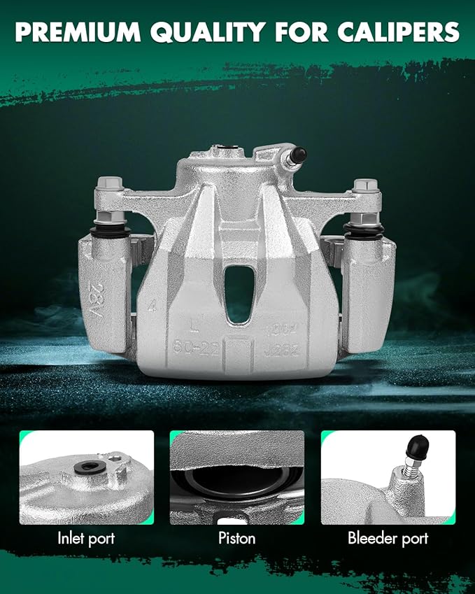SCITOO Front Left+Right Brake Calipers With Bracket 19B3434 19B3435 Compatible For Pontiac Vibe 2009-2010 For Scion xD 2008-2014 For Toyota Corolla 2009-2018 For Toyota Matrix 2009-2014