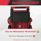 Magnetic Tool Tray Compatible with Milwaukee 48-22-8426 Packout Rolling Toolbox, Foldable Work Table Work for Packout System with Handle,Packout Toolbox accessories