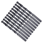 Drill Bit, 6.8mm Cutting Diameter, 4241 HSS Nitriding Black 118° Cutting Angle Versatile Jobber Bits - (Applications: for Drilling Plastic Wood Soft Metal), 10-Pieces