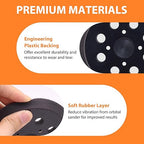 5-Inch Sander Replacement Pad, Universal Hook and Loop Orbital Sander Backing Pad Compatible with Craftsman 315112170,315112180,315279870 Random Orbital Sanders, 2-Pack