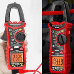 Intendvision Digital Clamp Meter T-RMS 6000 Counts, Amp Clamp Voltage Tester Auto-ranging, NCV AC DC Current Voltage Resistance Capacitance Frequency Diode Temperature Measure Tester HT206D