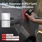 Paint Thickness Gauge for Cars - Accurate Mil Thickness Gauge for Iron/Aluminum/zinc Car Body Filler Tester for Used Car Buyers & Auto Body Shops, with Rotating Screen & Continuous Measurement