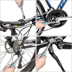 COTOUXKER Bike Torque Wrench Set, 1/4 Inch Drive Torque Wrench 2 to 14 Nm Bicycle Tool Kit for MTB Mountain Road Bikes with Allen Key, Torx Sockets, Extension Bar