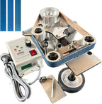 Belt Sander, 30 x 1-Inch VariableVariable Speed Belt Polisher with VFD, 110V 550W Electric Grinding Machine with 2 Grinding Moulds & 3 PCS Sanding Belts for Metalworking, Knife Making