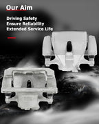 cciyu Front Left & Right Brake Calipers Assembly w/Bracket 19B3194 19B3195 For Pontiac For Vibe,For Scion For iM/For tC,For Toyota For Corolla iM/For Matrix/For Mirai/For RAV4