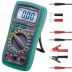 Sumnacon 4 in 1 Banana Plug Alligator Clip Pure Copper Fork Test Lead, 6.6 Ft Multimeter Flexible Test Lead Wire Cable with Protective Jack Copper Clamps for Electrical Testing 1000V/15A
