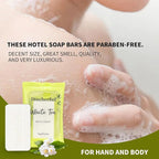 200 Pack 0.5oz Small Soap, Mini Dial Cleansing Bars Soap Bulk Travel Size, Individually Wrapped Toiletries Amenities for Hotel, Airbnb, Shelter, Camping and Travel