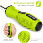 FASTPRO 8-Piece Magnetic Screwdrivers Set with 4 Phillips and 4 Slotted Tips, Precision Screwdriver Repair Tool Kit, Green