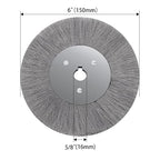 5 Inch Stainless Steel Wire Crimped Wheel Brush with 5/8" Bore for Angle Grinder Derusting Cleaning and Surface Polishing 1Pc