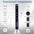 LANGSKIP'S 49 IN 1 Precision Electric Small Screwdriver, 5 Torque Settings Mini Electric Cordless Magnetic Screwdriver Set, 3.7V Rechargeable Kit with LED Display for Electronics Phone Glasses Watch