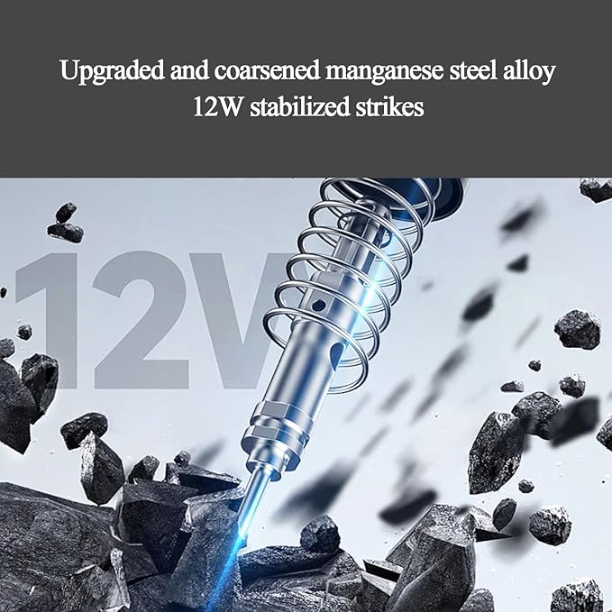 Concrete Nail Gun Kit with 200pcs Nails,5 Speed Adjustable Manual Mini Steel Nail Gun,Portable Nailer Gun, Wood working and Decoration- Built in Air Nailer for Red Brick Walls,Concrete Walls
