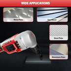 Cordless Nibbler Compatible with Milwaukee 18V Battery, Includes 2.0Ah Battery & Charger, 18 Gauge Sheet Metal Cutter with 1200RPM Brushless Motor for Cutting Aluminium, Stainless Steel, Plastic