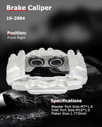 cciyu Front Right Disc Brake Caliper Assembly 19-2984 2003-2009 For Toyota For 4Runner,2007-2014 For Toyota For FJ Cruiser,2005-2023 For Toyota For Tacoma,2000-2006 For Toyota For Tundra