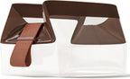 Cadence Parcel - Clear Dopp Kit with Magnetic Closure - Durable and Leak-Resistant Travel Toiletry Kit - Modular Design