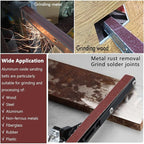 35 Pcs 3/4 x 20.5 Inch Premium Hard Cloth Aluminum Oxide Sanding Belts,7 Pcs Each of 60/100/240/400/600 Grits Sanding Belt for Detailing Bandfile Sander,520 x 20 mm Sanding Belts for Mini Belt Sander.