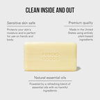 Public Goods Bar Soap for Women & Men | Hand & Body Soap for Sensitive Skin | Natural Fragrance from Organic Essential Oils | Non Toxic Soap for Bath & Shower | Vegan Friendly | Made in USA | 5 Oz