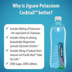 Jigsaw Health Potassium Cocktail | Formerly Pickleball Cocktail | Blue Raspberry Flavor | 60 Servings (Packets)