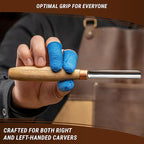 BeaverCraft Wood Carving Gouge K9/10 Woodworking Hand Chisel Compact Wood Carving Knife for Beginners and Profi