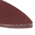 200Pcs Finger Sanding Pads, Hook and Loop Finger Sandpaper for Finger Oscillating Multi Tool Sanding Pad, Grit 40/60/80/100/120/180/240, for Wood/Plaster Other Surfaces Polish Sanding