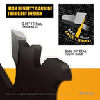 6-1/2 Circular Saw Blades 3-Pack, 40T ATB Carbide - Ultra-Lightweight for Cordless Saws & Old Tools, Saves Battery, Thin Kerf Cuts Wood/Plywood/OSB | Fits DeWalt/Makita/Milwaukee