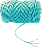4mm x 200 Feet Blue Jute Rope, Twine for Gardening Tomato Climbing Plant Tie Floristry Crafts Gift Wrapping Packing Decor