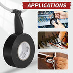 Avery Dennison Electrical Tape, Professional Grade PVC Electric Tape, UL/CSA Listed Insulating Vinyl Tape for Electrical, Repairs, Automotive and Equipment, Pro-98, 2 in x 66 ft, Black, 1 Roll