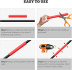 RED WOLF Waterproof Red and Black Heat Shrink Tubing Kit 270PCS, 3:1 Shrinkage Ratio, Adhesive Lined Electrical Cable Harness Heat Shrink Tube Marine Grade for Wire Wrap Connection Insulation