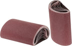 uxcell 10pcs 8" x 19" Sanding Belts 80 Grits Aluminum Oxide Abrasive Belt Sander Paper Sanding Papers for Metal Wood Grinding Polishing, Reddish Brown