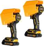 Drill Holder, Power Tool Organizer, Utility Storage Rack | Universal Wall Mount Cordless tools holder fits most drills like Dewalt Drill (2-PACK) (Yellow)