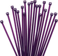 XINGO 1000 PCS 4 inch Cable Zip Ties, 18lb Strength, Small Tie Wraps Self-Locking Nylon Zip Ties for Indoor and Outdoor Use (Purple)