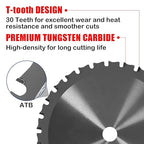 5-3/8" Circular Saw Blade, TCT Metal Cutting Saw Blades with 30T & 5/8" Arbor, Professional for Iron Steel Aluminum Stainless Steel Ferrous Metals