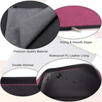 5 Pack Canvas Zipper Tool Bag Set, 13.3 x 9.4 14.4oz Heavy Duty Waterproof Multipurpose Utility Multi Tool Storage Pouch Case for Organizing and Sorting Household Tools, Spare Parts (5 Colors)