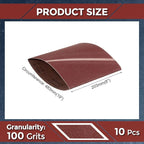 12 Pcs Sanding Belts 8 x 19 Inch 100 Grit Aluminum Oxide Abrasive Sandpaper for Belt Sander Metal Grinding Wood Working Weld Rust Removal
