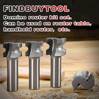 FindBuyTool Router Bits Tool Set for Festool Domino Tenons