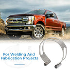3" (76.1mm) Stainless Exhaust Tacking Band Clamp-On For Welding Fabrication