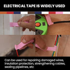 Lichamp 10-Pack Colored Electrical Tape Waterproof, 3/4 in x 66ft, Industrial Grade UL/CSA Listed High Temp Electrical Tape Colors Electric Super Vinyl, 1075C3