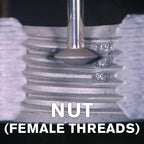Repair Kits - Faster & Easier to Chase, Restore & Clean Internal or External Threads, All in One Universal Thread Files Set, Inch, Metric, Grooves, Glands, Acme & Buttress