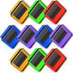 Barydat 10 Pcs Magnetic Tool Tray Collapsible Foldable Parts Trays Set Magnetic Screw Tray Magnetic Parts Bowl Square Silicone Magnetic Tool for Bolts Nuts Washers Pins Screw Parts (Multicolor)