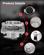 cciyu Front Left Brake Caliper Assembly w/Bracket 19B2683B For Saab For 9-2X,For Subaru For Baja/For Crosstrek/For Forester/For Impreza/For Legacy/For Outback/For WRX/For XV Crosstrek