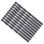 Drill Bit, 4.5mm Cutting Diameter, 4241 HSS Nitriding Black 118° Cutting Angle Versatile Jobber Bits - (Applications: for Drilling Plastic Wood Soft Metal), 10-Pieces