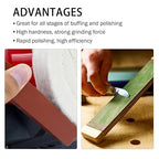 Buffing Polishing Cutting Compounds 20 Oz.Kit-Green Fine/White Medium/Red Coarse,for Stainless Steel Aluminum Jewelry - 3 Pcs