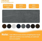 Fabric Repair Patches, 17X158 Inch Self-Adhesive Suede Patches Tape Durable, DIY Large Fabric Repair for Sofa, Couches, Furniture, Chair, Clothing （17X158 Inch, Coffee）