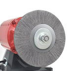 5 Inch Stainless Steel Wire Crimped Wheel Brush with 5/8" Bore for Angle Grinder Derusting Cleaning and Surface Polishing 1Pc