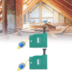 2Pcs 5m Magnetic Plumb Bobs, Alloy Steel Wire Hammer, Green Line Drop Measuring Tools for Construction Industry House Decoration