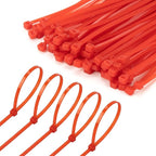 8 Inch Red Zip Tie 1000 PCS, 40 Lbs - Small to Medium Zip Tie, Nylon PA66 UV Resistant Cable Tie Heavy Duty for Indoor and Outdoor Use - Ideal for bundling and securing objects
