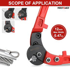 MAXPOWER Steel Cable Cutters,18-Inch Heavy Duty Wire Rope Cutter, Steel Wire Cutters Heavy Duty Industrial Strength Cable Cutter for Hard Wire Ropes, Stainless Steel Wire