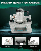 SCITOO Rear Left Brake Caliper With Bracket 19B3414 Compatible For Audi For A4 2005-2009,For Audi For A4 Quattro 2005-2009
