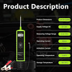 12 Volt Test Light Automotive, Topdiag P60 Car Circuit Tester, 12-24V Power Circuit Probe Kit, Short Circuit Automobile Finder，AC/DC Voltage Tester, Component Activation Tool