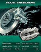 SCITOO Front Right Brake Caliper With Bracket 18B5403A Compatible For Dodge For Journey 2012-2020