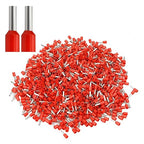 XHF 1000 PCS AWG 20/0.75mm² Wire Ferrules Insulated Copper Crimp Connectors, Crimp Pin Cord End Terminals Red